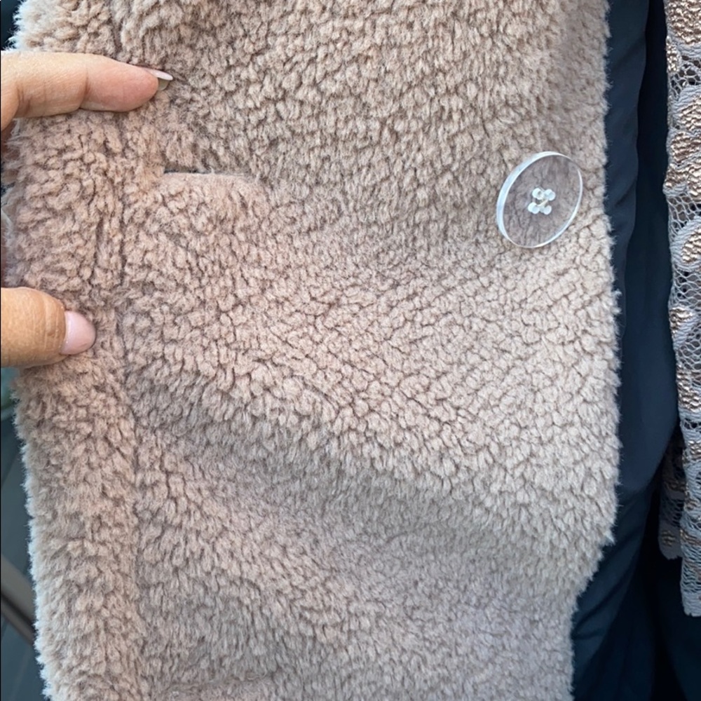 Urban Outfitters Sherpa Teddy Coat size S NWOT - Picture 7 of 14